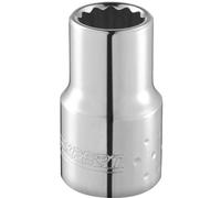 Expert E113841 Bi-Hexagon Socket 12 Point 3/8In Drive 18mm Brie113841B