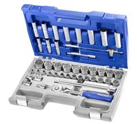 Britool Expert E032908B Socket & Accessory Set of 42 Metric 1/2in Drive
