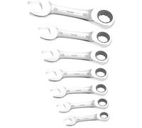 Britool E111104B Stubby Ratchet Spanner Set (7 Pieces)