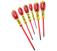 Expert by Facom Britool E160910B - Set Of 6 1000V Insulated Screwdrivers