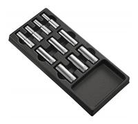 Expert by Facom 50 Piece 3/8" Drive Hex and Bi Hex Socket and Screwdriver Set Metric in Module Tray 3/8"