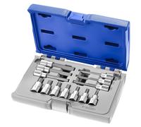 Facom Expert - 1/2" Drive Hex Socket Bit Set - 13-Piece - Metric - Britool