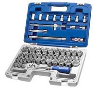 Britool Socket & Accessory Set Expert E032909B – 55pc A/F & Metric 1/2in Drive