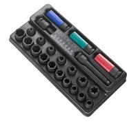 Expert by Facom 24 Piece 1/2" Drive Hex and Torx Impact Socket Set Metric in Module Tray 1/2"