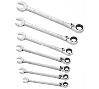 Expert by Facom E111107B 7 Piece 8 - 19mm Ratchet Combination Spanner Set