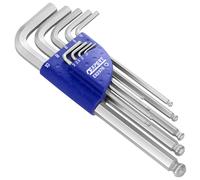 Expert by Facom E113976 Ball End Hex Keys With Retaining Clip Setof 9 1.5-10 Mm