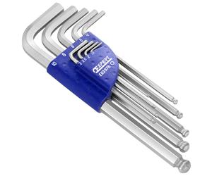 Expert by Facom E113976 Ball End Hex Keys With Retaining Clip Setof 9 1.5-10 Mm