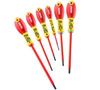 Britool E160911B 1000V Insulated Screwdrivers Set, 1.6cm x 3.3cm x 0.9cm, 6 Pcs
