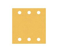 EXPERT C470 Sandpaper with 6 holes for Orbital Sanders 115 x 107 mm, G 120 10-pc