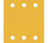 EXPERT C470 Sandpaper with 6 holes for Orbital Sanders 115 x 107 mm, G 240 10-pc