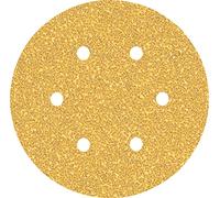 EXPERT C470 Sandpaper with 6 holes for Random Orbital Sanders 150 mm, G 40 50-pc