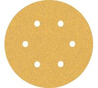 EXPERT C470 Sandpaper with 6 holes for Random Orbital Sanders 150 mm, G 60 50-pc