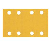 EXPERT C470 Sandpaper with 8 holes for Orbital Sanders 80 x 133 mm, G 240 10-pc