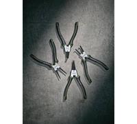 Draper Expert Circlip Pliers 4 Piece Set | 180mm Internal & External, Straight/Bent Tip Snap Ring Pliers | Heavy Duty Chrome Vanadium Steel Hand Tools