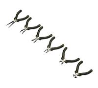 Draper Expert Mini Pliers Set (6 Piece) | 115mm Combination, 120mm Long Nose, 145mm Needle Nose, 125mm Bent Nose, 115mm Side Cutters & 105mm End Cutting | Chrome Vanadium Steel Hand Tools