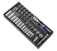 'Expert E031821 - Socket and Accessories Module 3/8 Metricos - 50 Pieces