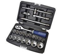 Britool E032900B Metric Drive Socket Set, 1/2", 22 Pcs