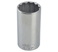 Expert E117278 Bi-Hexagon Deep Socket 1/2in Drive 12mm