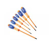 Britool E160910B Insulated PH and Slotted Screwdriver Set, 1.8cm x 3.6cm x 1cm, 6 Pcs