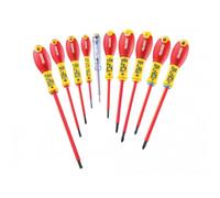 Expert E160912 Insulated Screwdriver Set,10 Piece Multi Colour (One Size)
