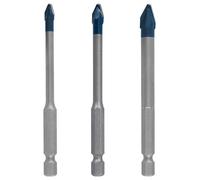 Expert Hex-9 Hardceramic Ceramic Stone Tile & Glass Drill Bit Set 3 Piece