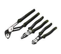 Draper Expert Pliers Set – 3pc (200mm Combination, 190mm Side Cutters, 250mm Water Pump)