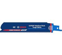 Bosch 1x Expert Medium-Thick Tough Metal S955HHC Blade (for Steel, Stainless Steel Pipes, Length 150 mm, Professional Accessory Reciprocating Saw)