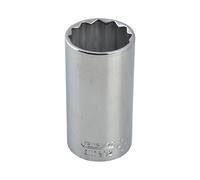Expert Metric 18mm Bi-Hexagon Deep Socket 1/2in Drive Chrome BRIE117284B