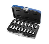 Expert Premium 16-Piece Torx Socket Set With 1/2 Inch Drive