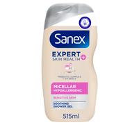 Expert Skin Health + Micellar Hypoallergenic Shower Gel 515ml, for sensitive skin, body wash for men & women, helps protect skin from pollution,