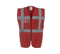 Expert Workwear Coloured Hi Vis Executive Vest High Viz Vests Zip with Pockets - 27 Colours