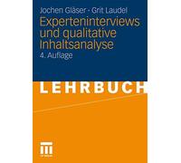 EXPERTENINTERVIEWS UND QUALITATIVE INHAL By Jochen Glaser (Paperback)