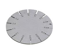 Expertly Crafted Metal Assessment Tool For 2mm Electrical Lines And Music Cable Size Checking Reliabled Readings Stainless Steel Wire Gauge Tool