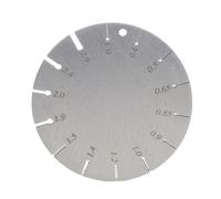 Expertly Crafted Metal Assessment Tool for 2mm Electrical Lines and Music Cable Size Checking Reliabled Readings Field Work Measurement Instrument