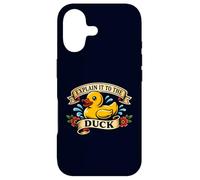 Explain It To The Duck Rubber Duck Debugging Programmer Joke Case for iPhone 17