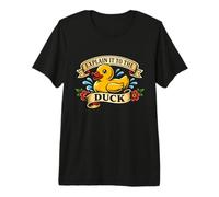 Explain It to The Duck Rubber Duck Debugging Programmer Joke Premium T-Shirt