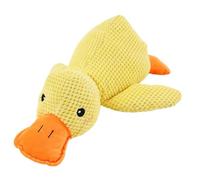 Explcior Calming Duck Dog Toy, Quacking Ducks Toys, Soft Stuffed Plush Puppy Toy for Dogs with Quack Sound and Crazy Crinkle, Interactive Duck Squeaky Dog Toys for Indoor Puppies and Senior Pups(M)