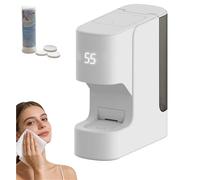 Explcior Hot Face Towel Dispenser, Auto Compressed Towels Wamer Heater Machine, Disposable Towel Heater,for Spa Home Salon, 55°c Constant Temperature, 5-Second Warmth, Smart Voice Alerts(20pcs)