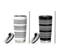 Explcior Secret Message Mugs with Secret Messages - F*ck This Sh*t 20oz Stainless Steel Hidden Code Tumblers with Lids and Straws Funny Adult Coffee Cups for Friends Coworkers Office Gifts