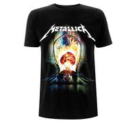 Exploded Band Logo T Shirt metallica Black L