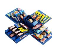 Exploding Box - Multi Layered Creative Reusable Party Supplies | Merry Christmas Candy Box For Birthday Home Holiday New Year Kids Adults Family Friends Wedding Party Eve