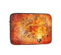 Exploding Bulbs Laptop Sleeve Case 10 Inch Suitable For Notebook Computer Tablet Traveling Carrying Simple Case