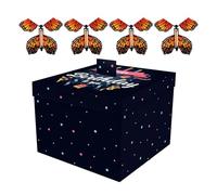 Exploding Butterfly Birthday Box - Festive Multifunctional Funny Realistic - Festival Exploding Box | for Birthday Wedding Valentines Day Graduation New Year Holiday
