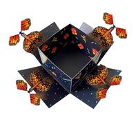 Exploding Butterfly Box - Realistic Birthday Surprise, Multi-Layer Storage Cuboid with Fluttering Effect, Premium Cardboard Paper, Funny Novelty Gift Case, for Women Men Celebration