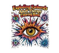 Exploding Eyebursts: Adult Therapy Coloring Book