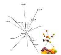 Exploding Fruit Bowl, Exploded Fruit Bowl, Fireworks On The Dinner Table, 360° Floating Style Display Fruits, Creative Home Decor Fruit Rack, Tiered Fruit Stand for Kitchen, Ventilation Keeps (Grey)