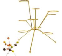 Exploding Fruit Bowl, Fireworks on The Dinner Table, Art Suspended Fruit Display Rack, 360°Ventilation Keeps Fresh, Handcrafted Metallic Centerpiece forKitchen Counter Dining Table Décor (Gold,1Pcs)