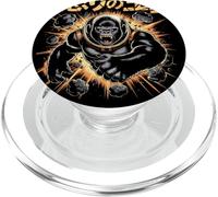 Exploding gorilla in space suit with angry power Japanese PopSockets PopGrip for MagSafe
