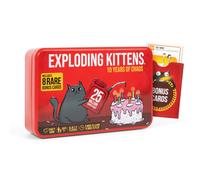 Exploding Kittens -10th Anniversary Collectible Tin (Limited Edition) - Updated with 8 Legacy Cards - Hilarious Fast-Paced Card Game for Adults an