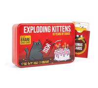 Exploding Kittens -10th Anniversary Collectible Tin (New Edition) - Updated with 8 Legacy Cards - Hilarious Fast-Paced Card Game for Adults and Kids, Travel Friendly, Ideal for Family Game Night